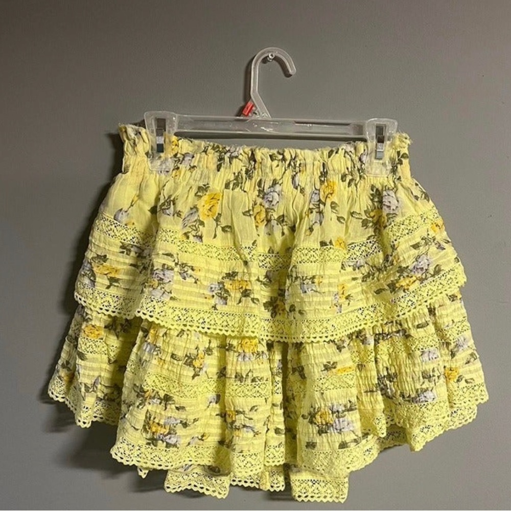 Cottage Core Aerie Rock n Ruffle Skirt New With Tag